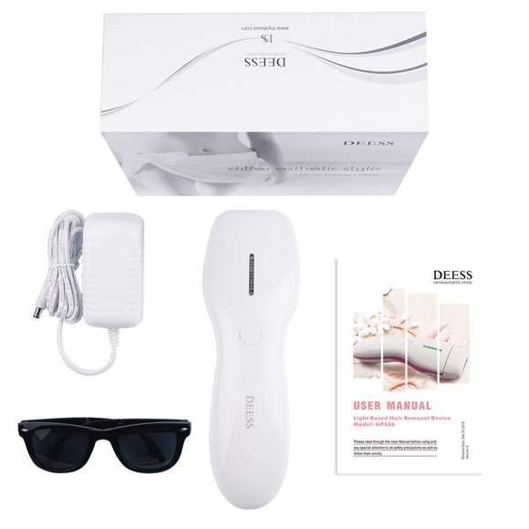 NIB DEESS Laser Hair Removal System Series 3 Plus Pink, Corded Device - Picture 4 of 8